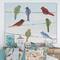 Designart - Lovely Colorful Birds On Wires 2 - Cottage Canvas Wall Art